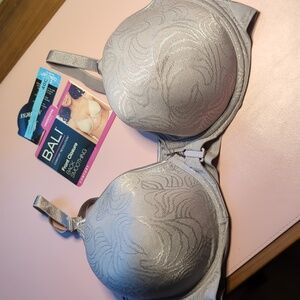 Bali Comfort Revolution Front-Close Underwire Bra 3P66, 40C warm steel